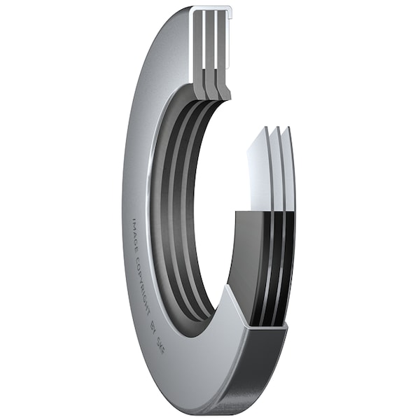 Skf NBR, three lips, grease seal 24670 - main